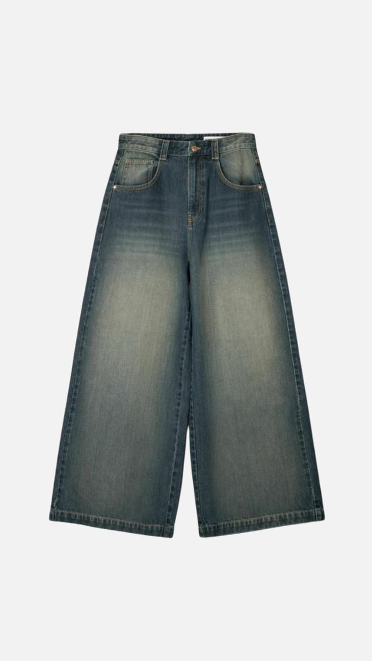 Pantalón Baggy Desgastado Street