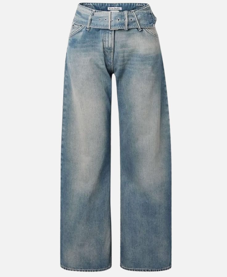 Jean Claro con Cinto Mezclilla